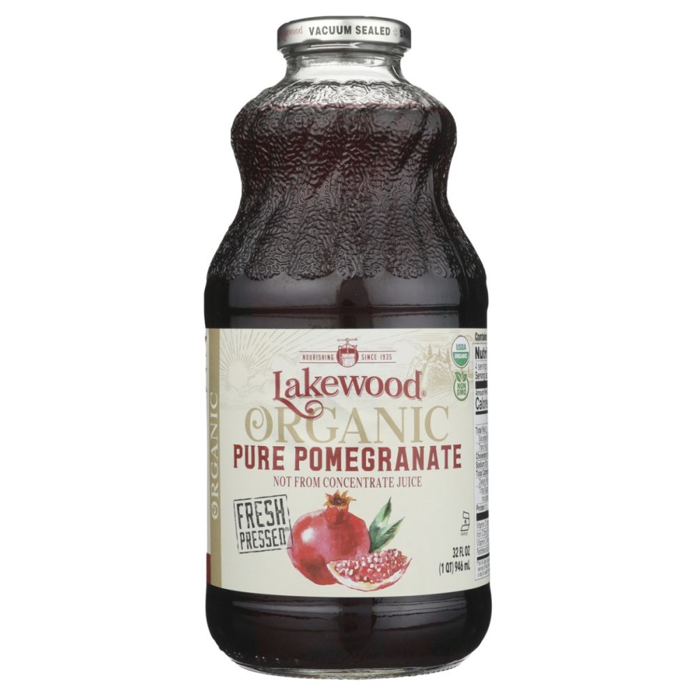 LAKEWOOD: Organic Pure Pomegranate Juice, 32 fo