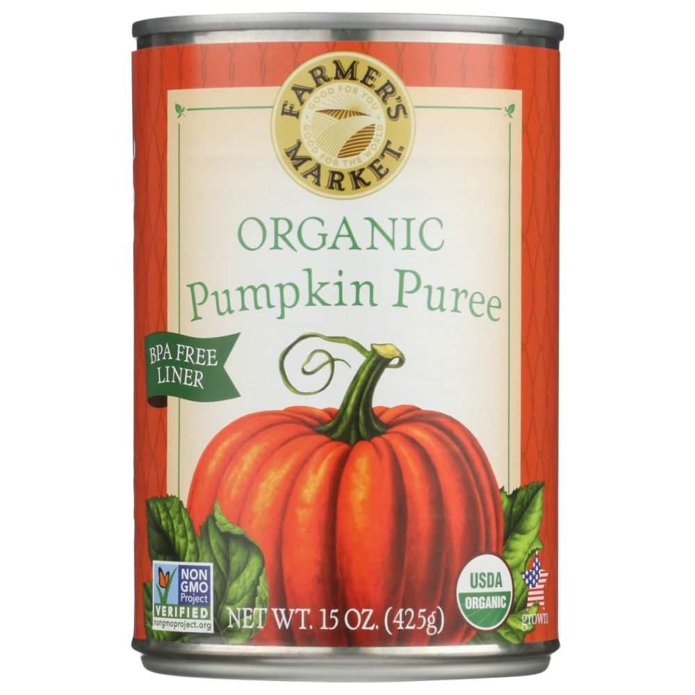 FARMERS MARKET FOODS: Organic Pumpkin Puree, 15 oz