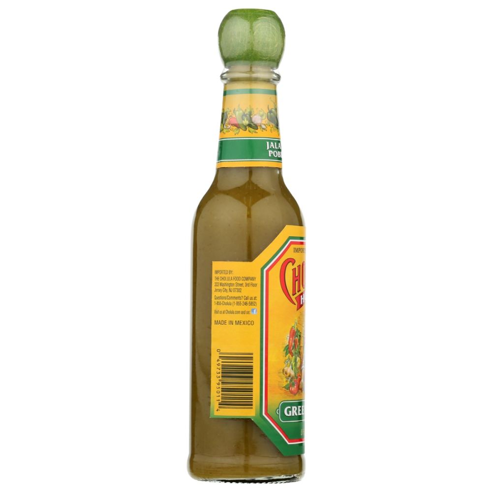 CHOLULA: Green Pepper Hot Sauce, 5 oz