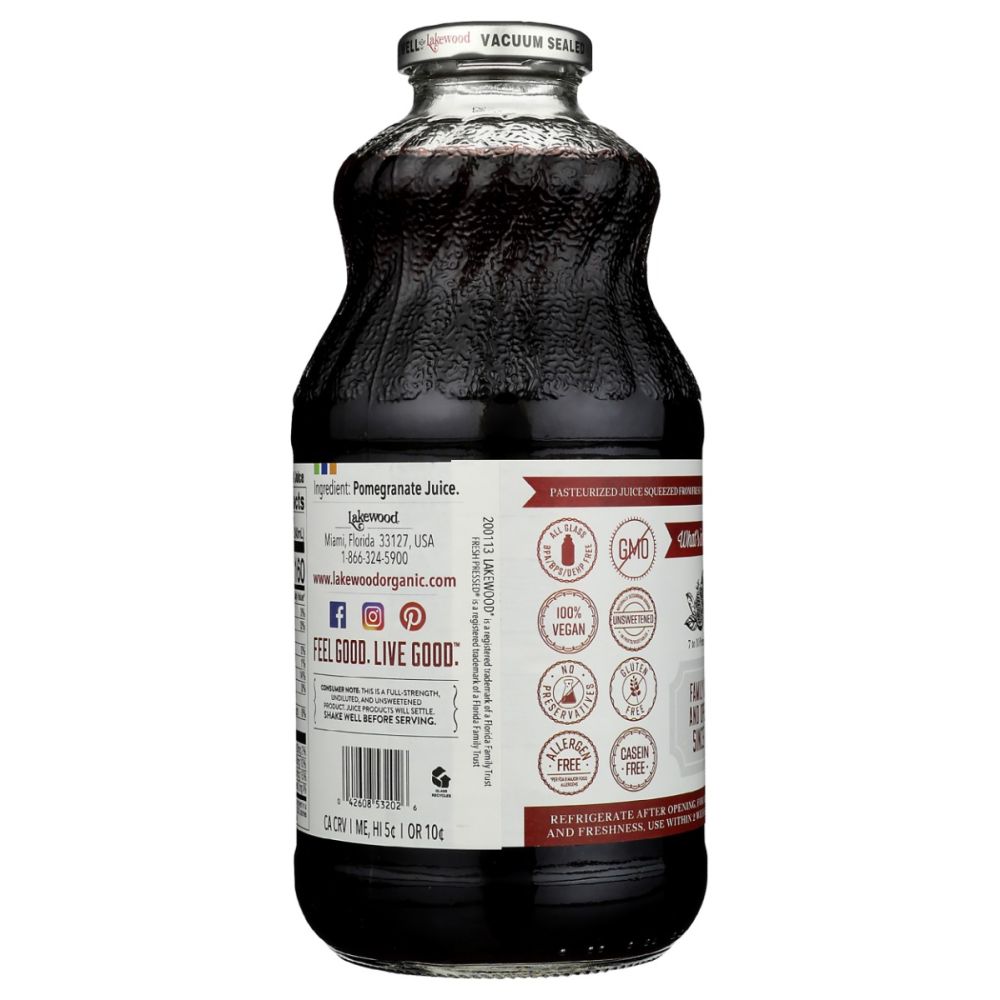 LAKEWOOD: Premium Pomegranate Juice, 32 fo