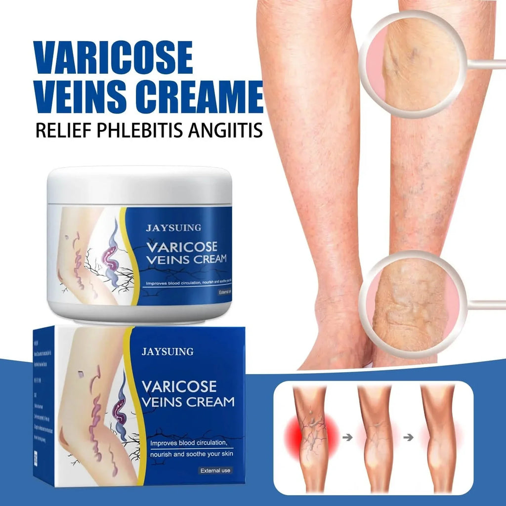 Soulagement de la douleur Jambes Veines Araignées Vascularite Favorise la circulation Métabolisme doux 30g Exfoliation