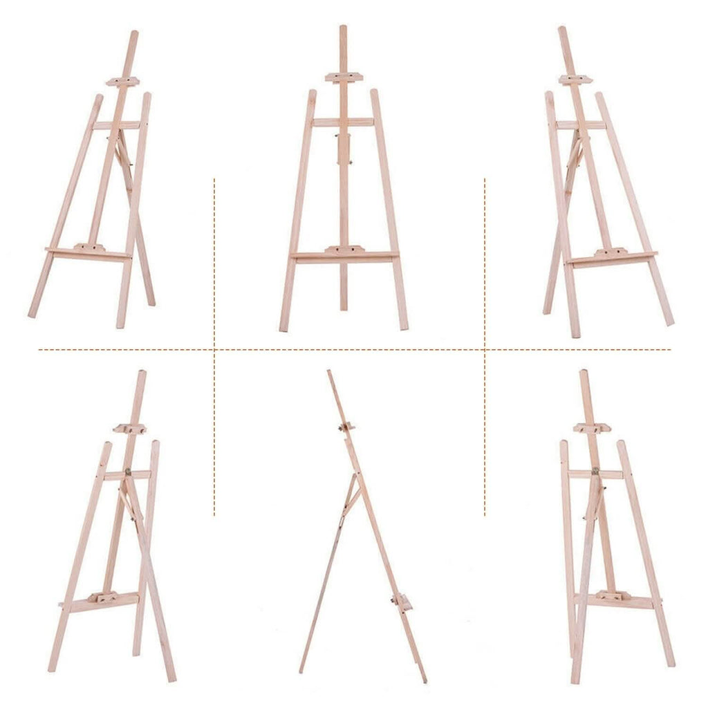 Painting Easel Stand Wooden Inclinable A Frame Tripod