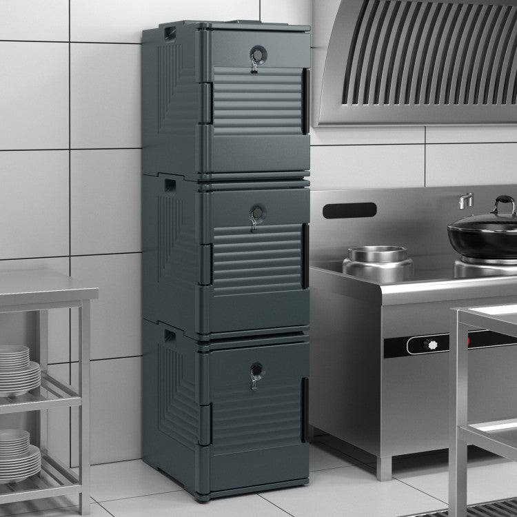 End Loading Insulated Food Pan Carrier Hot and Cold