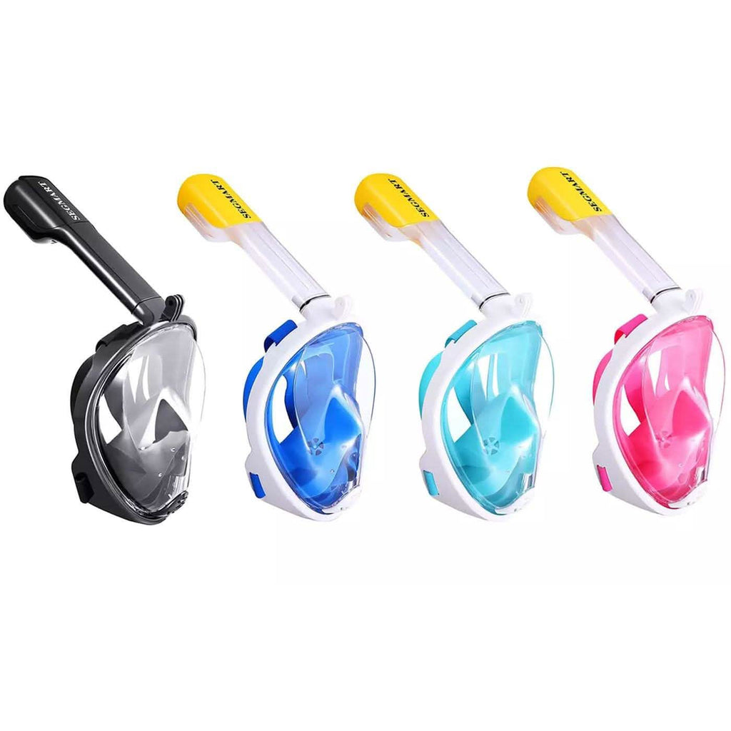 Panoramic Snorkeling Mask Full Face GoPro Compatible Snorkel Mask Scuba Mask