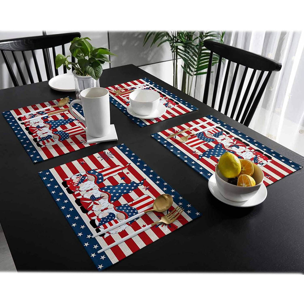 Patriotic Stars Placemats Set