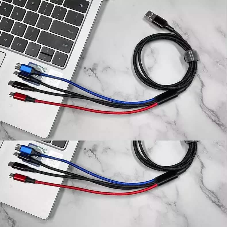 PBG 4-in-1 Cable 3A Nylon Braided