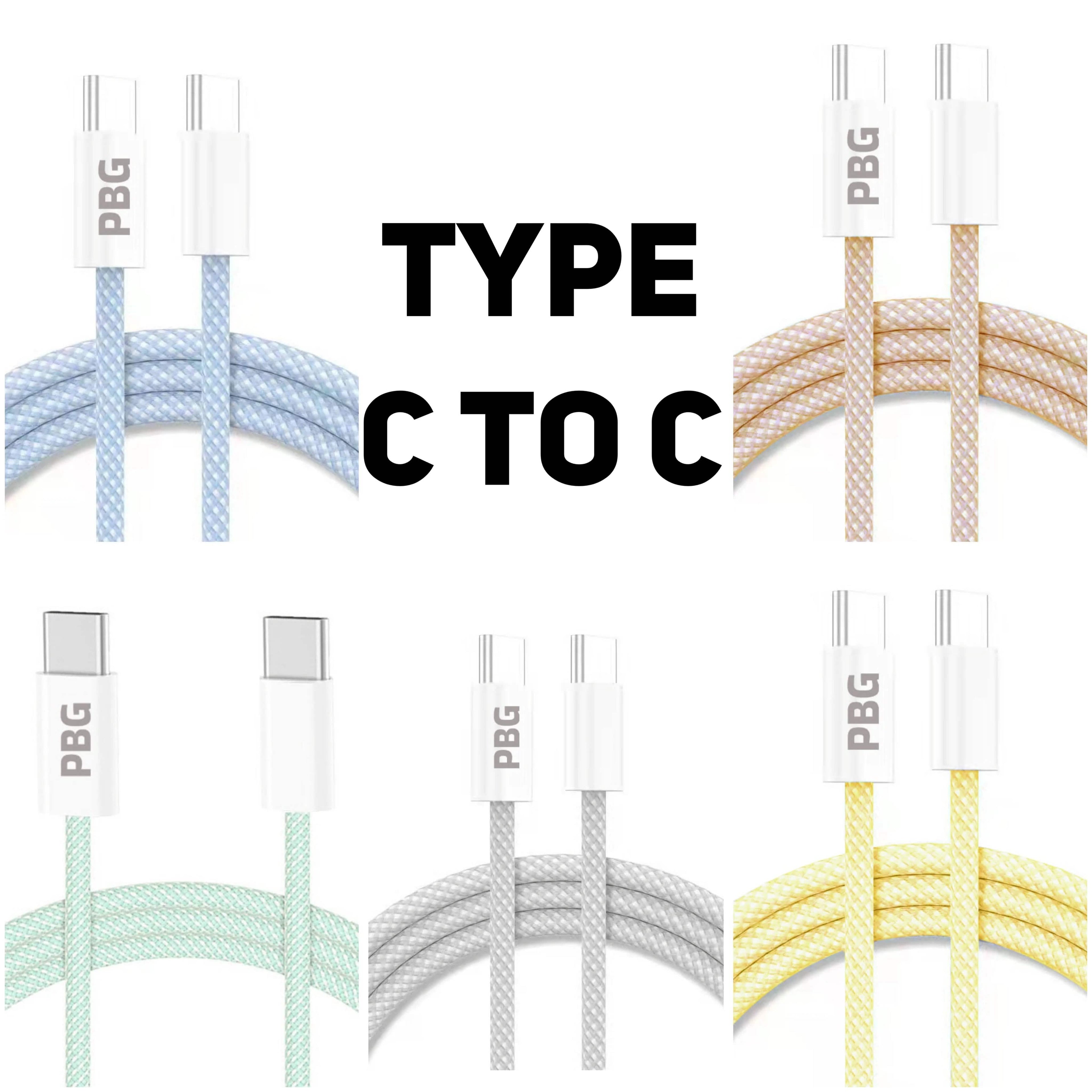 PBG Macaron USB-C TO C Cable's 3 (PD Type C to 8 Pin)