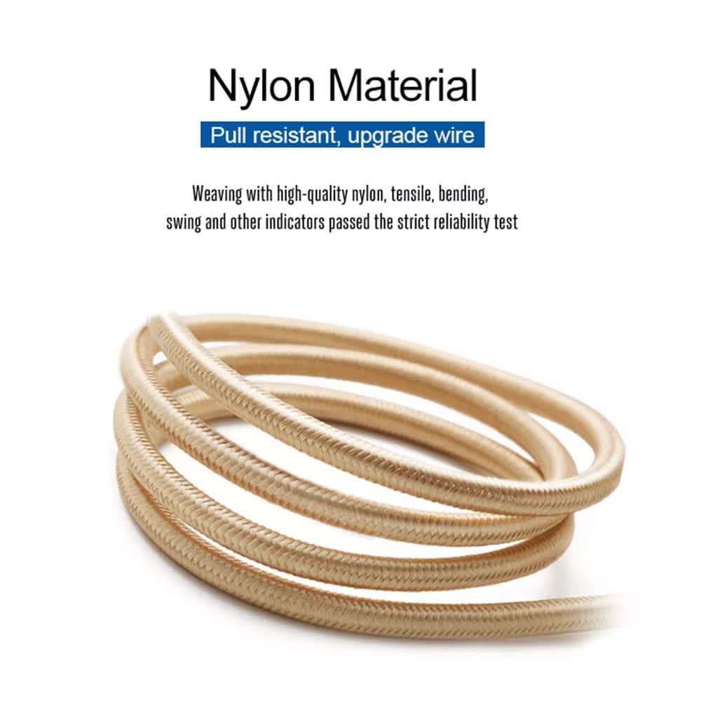PBG XL 10Ft. Lightning Cable's Nylon Woven Protection