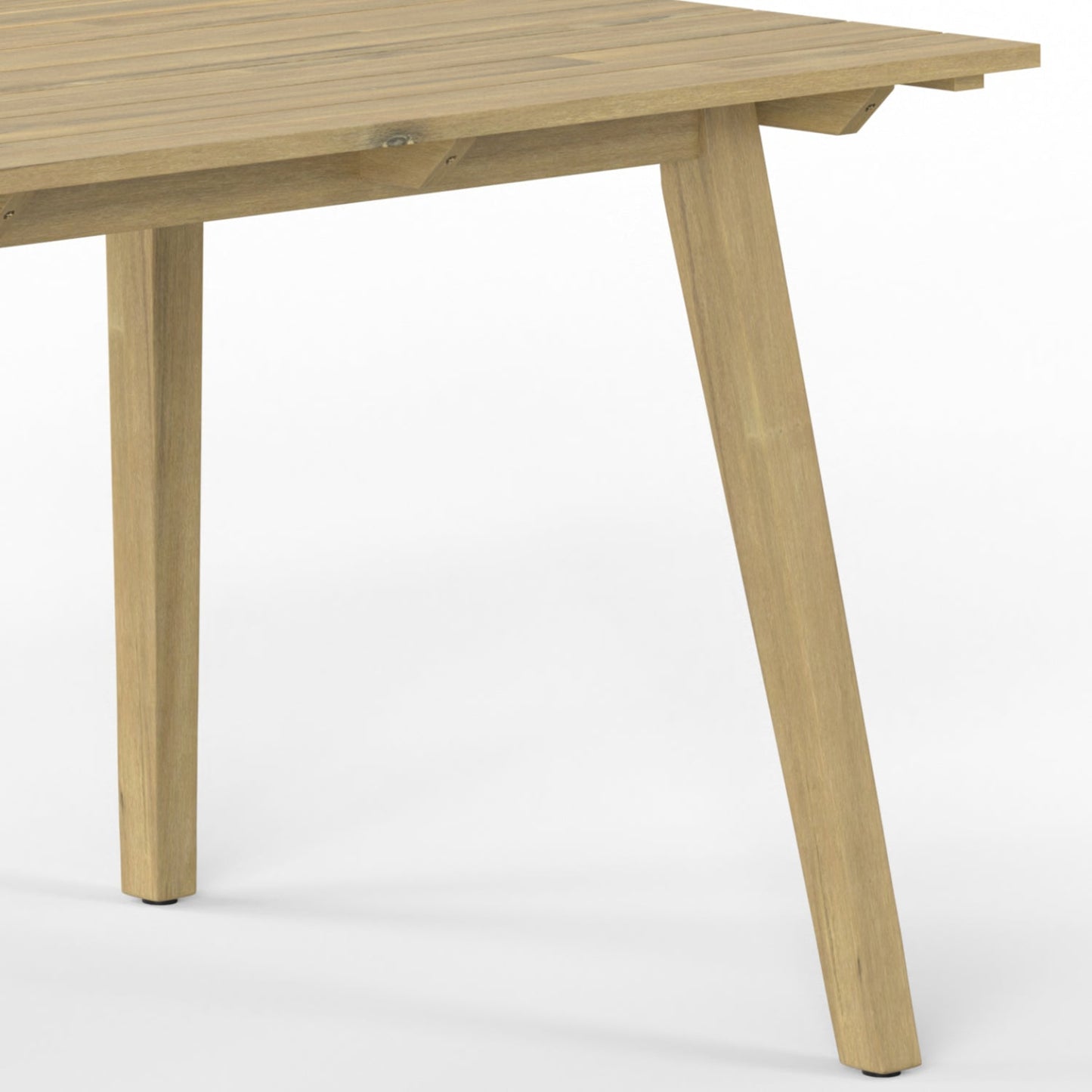 Kona Outdoor Dining Table - Light Teak