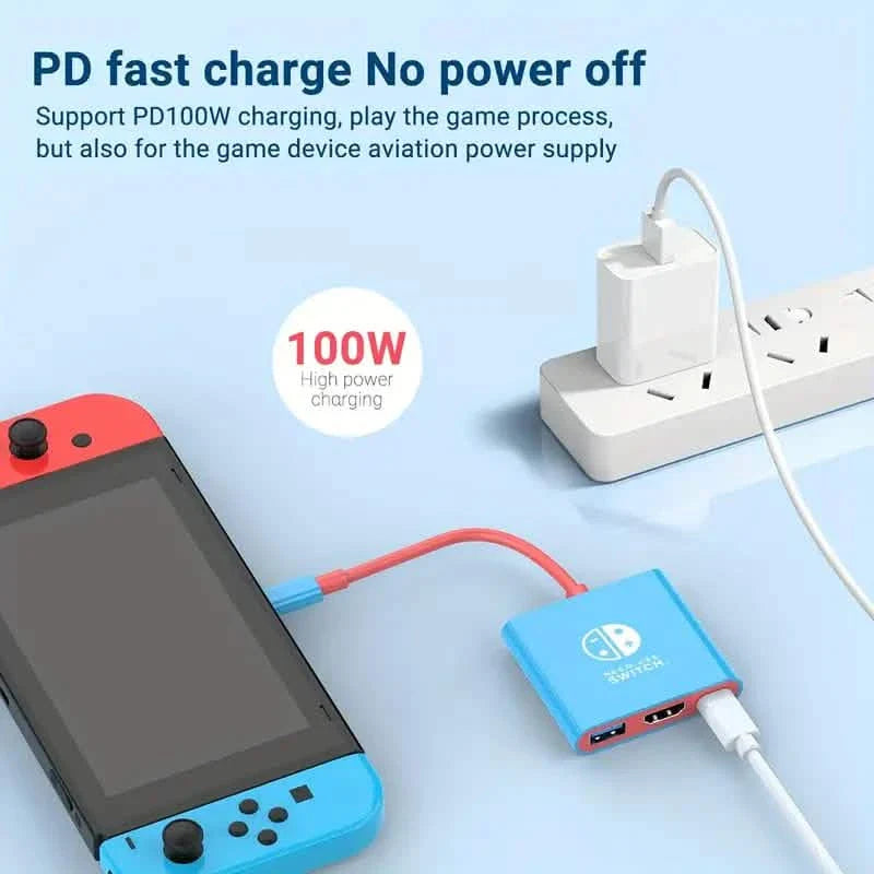 PD100W Docking Station For Nintendo Switch