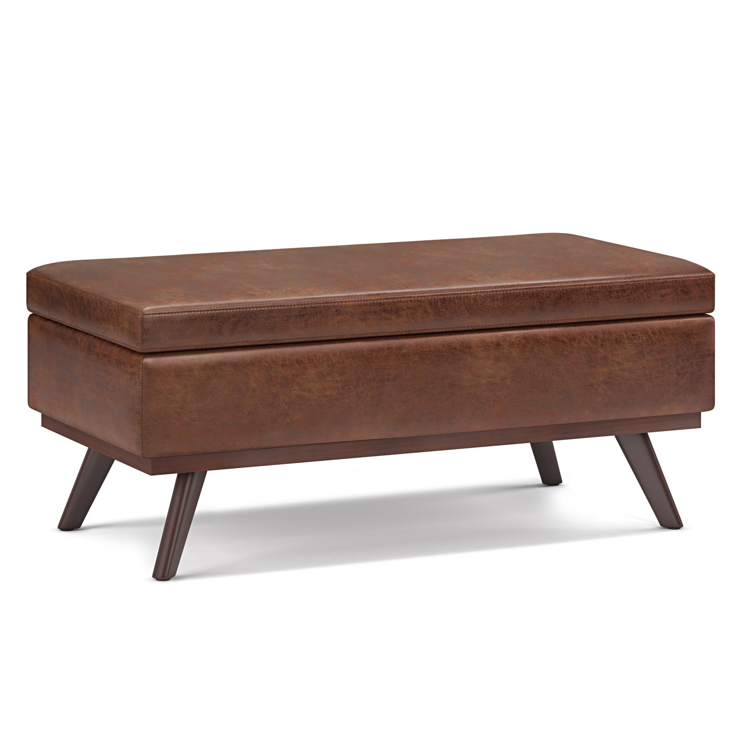Owen 42 Inch Wide Lift Top Large Coffee Table Storage Ottoman