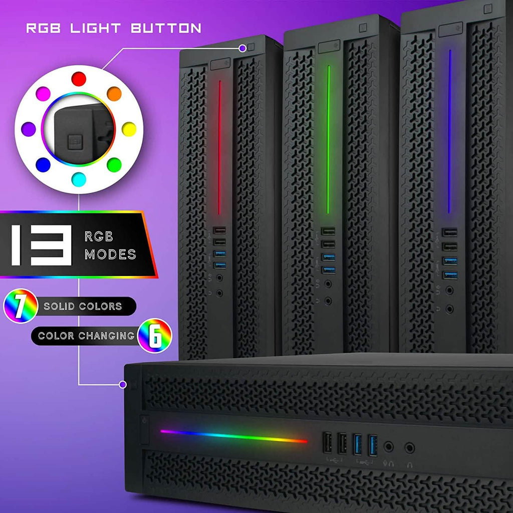 Periphio Iris ゲーミングPCデスクトップコンピュータ RGBライティング付き（リファービッシュ品）