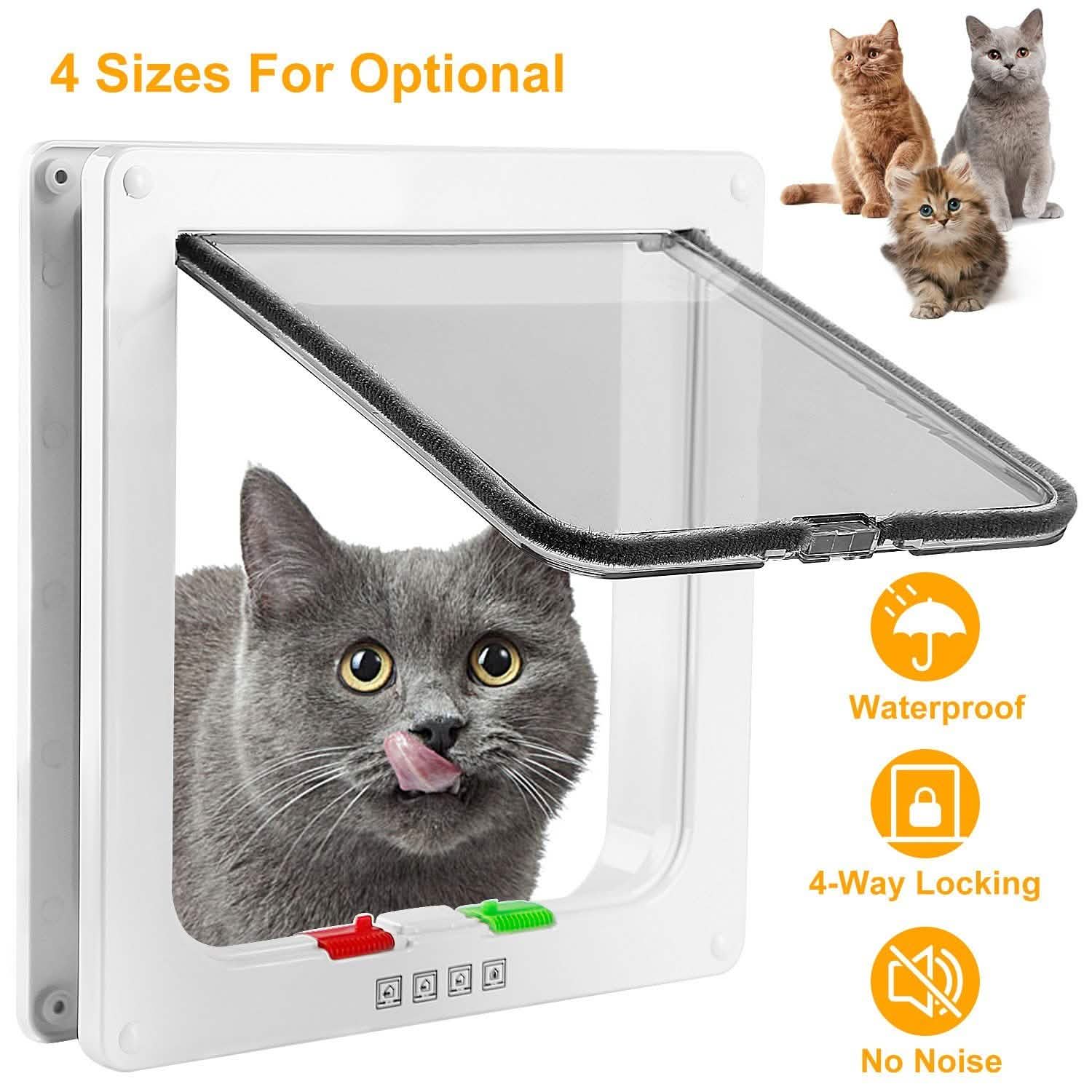 Pet 4 Way Locking Quiet Flap Door