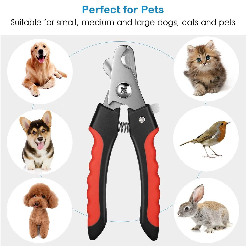 Pet Nail Trimmer  with Safety Guard to Avoid Over-Cutting Nails