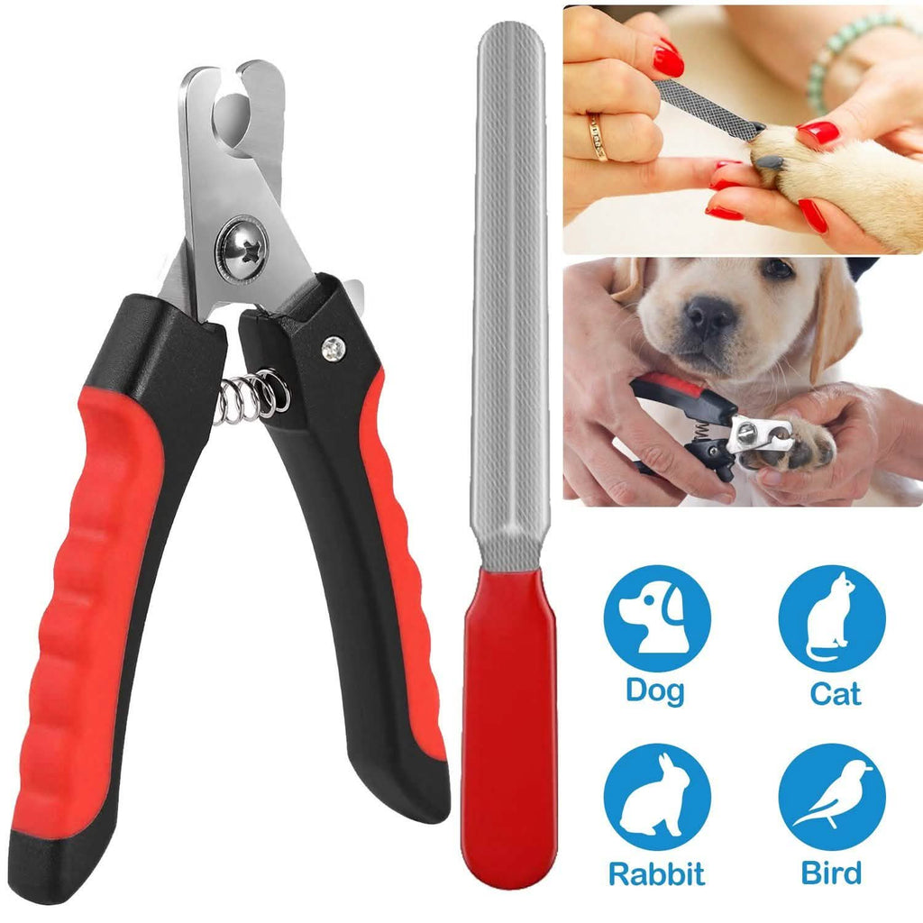 Pet Nail Trimmer  with Safety Guard to Avoid Over-Cutting Nails