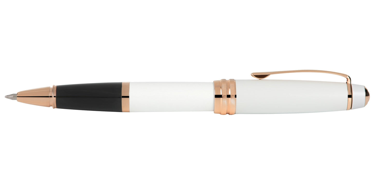Bailey™ Pearlescent White Lacquer Rollerball Pen