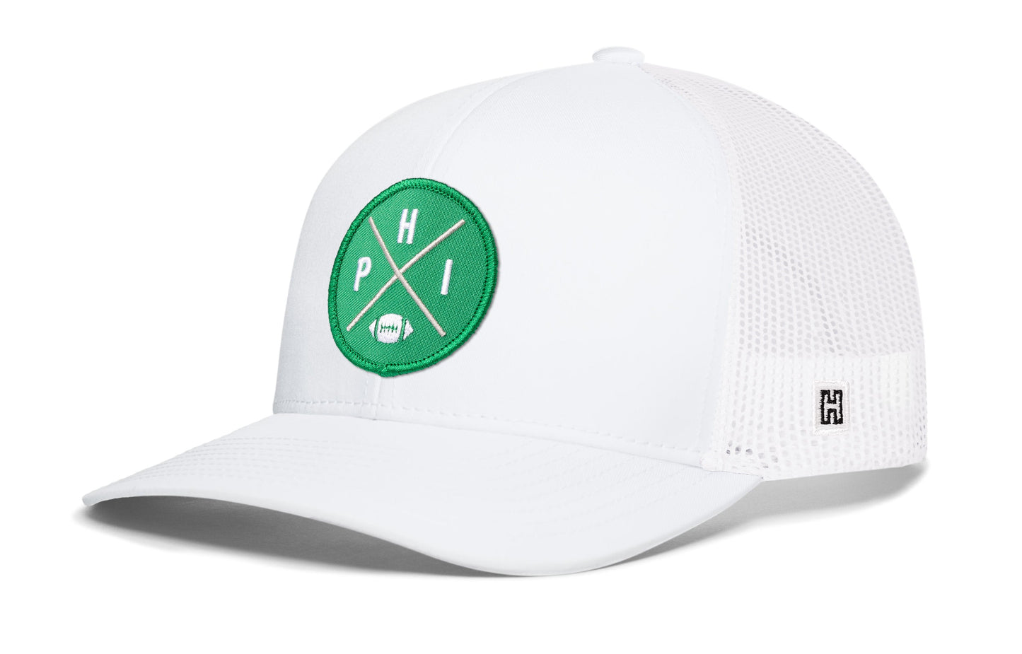 Philadelphia Football Trucker Hat  |  Kelly Green PHI X Snapback