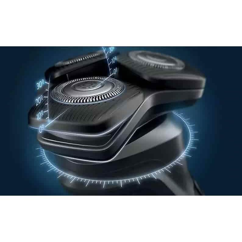 Philips Wet & Dry Shaver 5000 with SkinIQ Tech + Shave Heads, Charging & Cleaning Base (Refurbished)