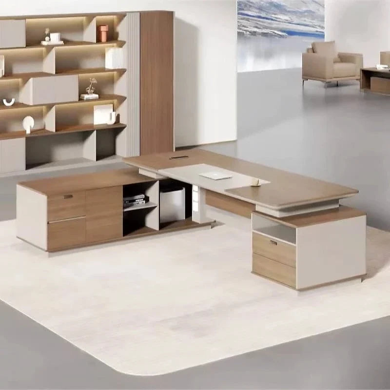 Elston · Modern L-Shaped Executive Desk