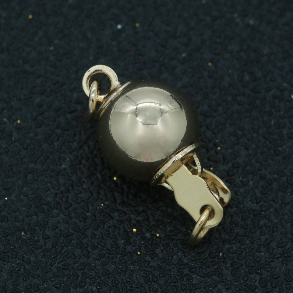 Pinch Clasp Round Ball Bead Clasp for bracelet necklace component L-517