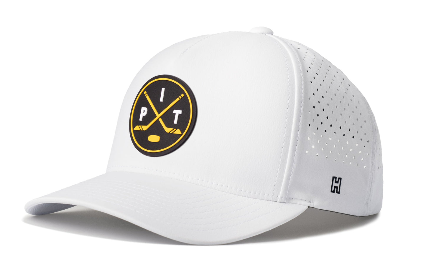 Pittsburgh Hockey Performance 5-Panel Hat  |  PIT X Flexfit Snapback