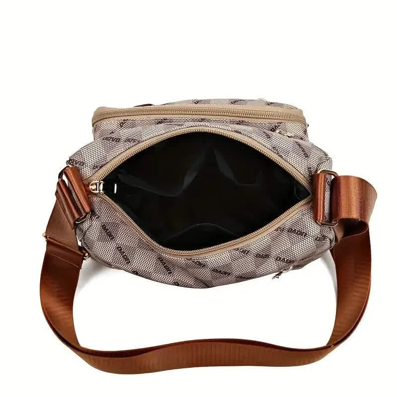 Sac bandoulière à carreaux, sac à main multipoches pour femme, sac à bandoulière en faux cuir clouté