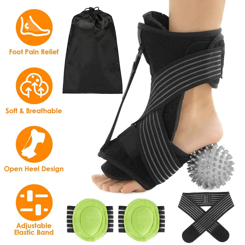 Plantar Fasciitis Night Splint Adjustable Foot Orthotic Brace