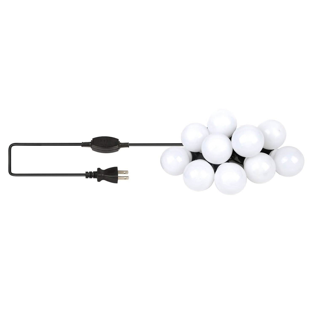 Guirlande lumineuse globe à brancher avec ampoules LED blanc chaud