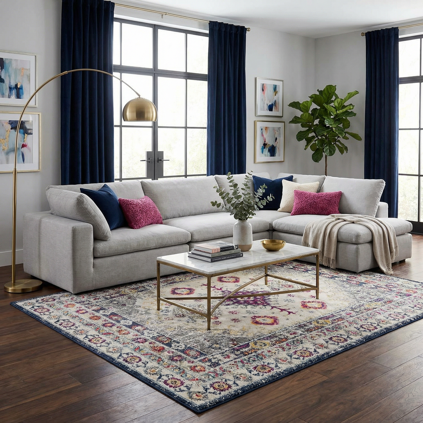 Tigrim Beige 2306 Area Rug - Clearance