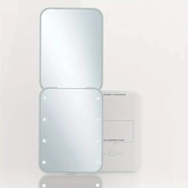 ポケットミラー 1X/3X拡大LEDコンパクトトラベルメイクミラー