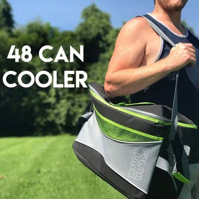 Polar Pack Extra Large 48 Can Insulated Collapsible Cooler Bag - Assorted Colors