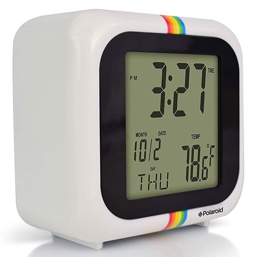 Polaroid Desktop Digital Clock - Assorted Colors