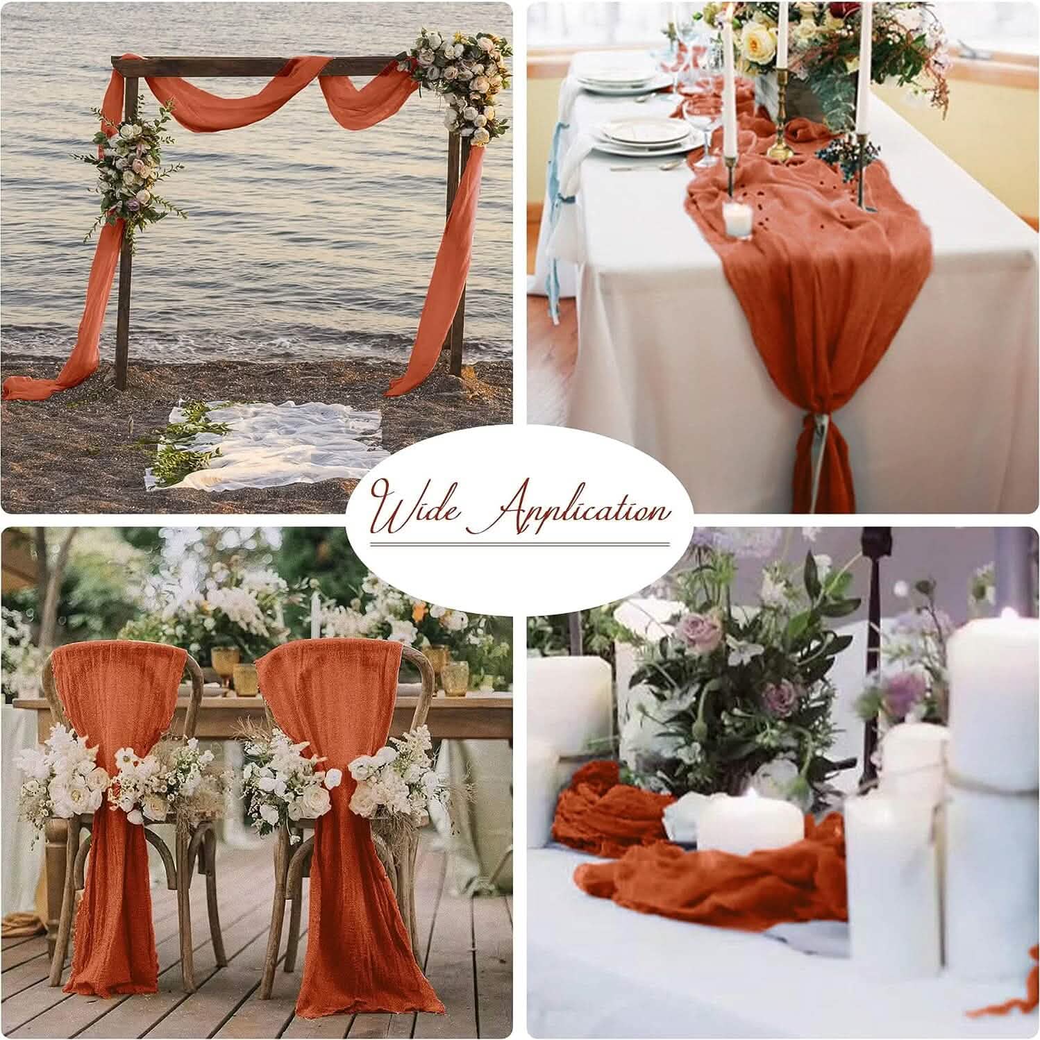 Polyester Crinkle Table Runner