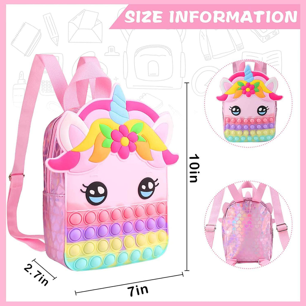 Pop Fidget Unicorn Backpack