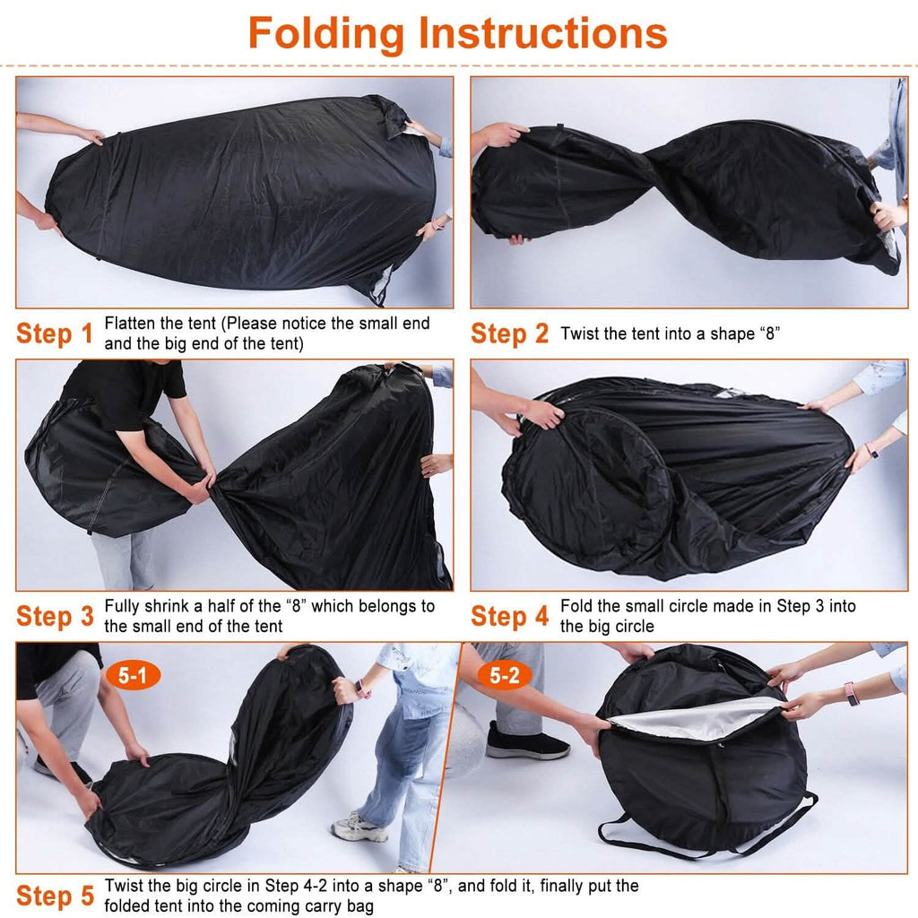 Pop Up Privacy Foldable Tent with Carry Bag