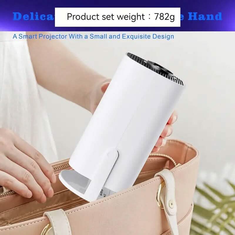 Portable 4K Mini Projector 180° Rotation