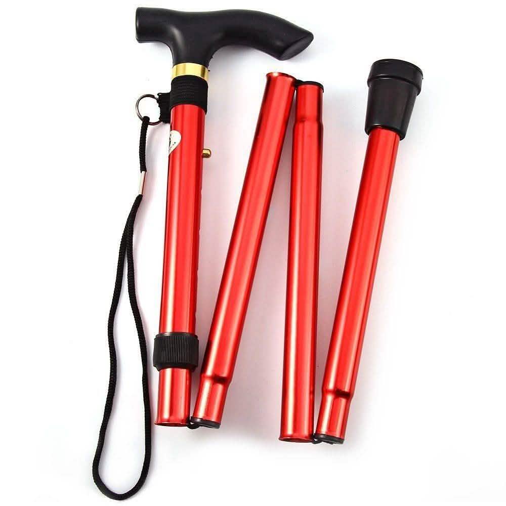 Canne de marche pliante en aluminium portable