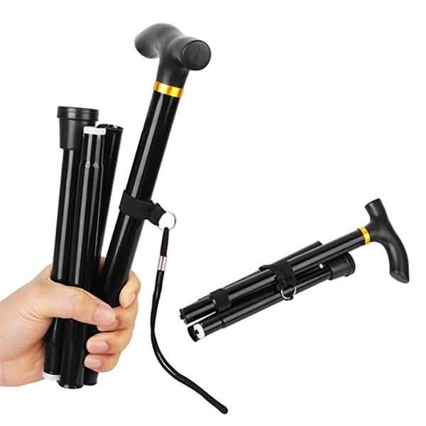 Canne de marche pliante en aluminium portable