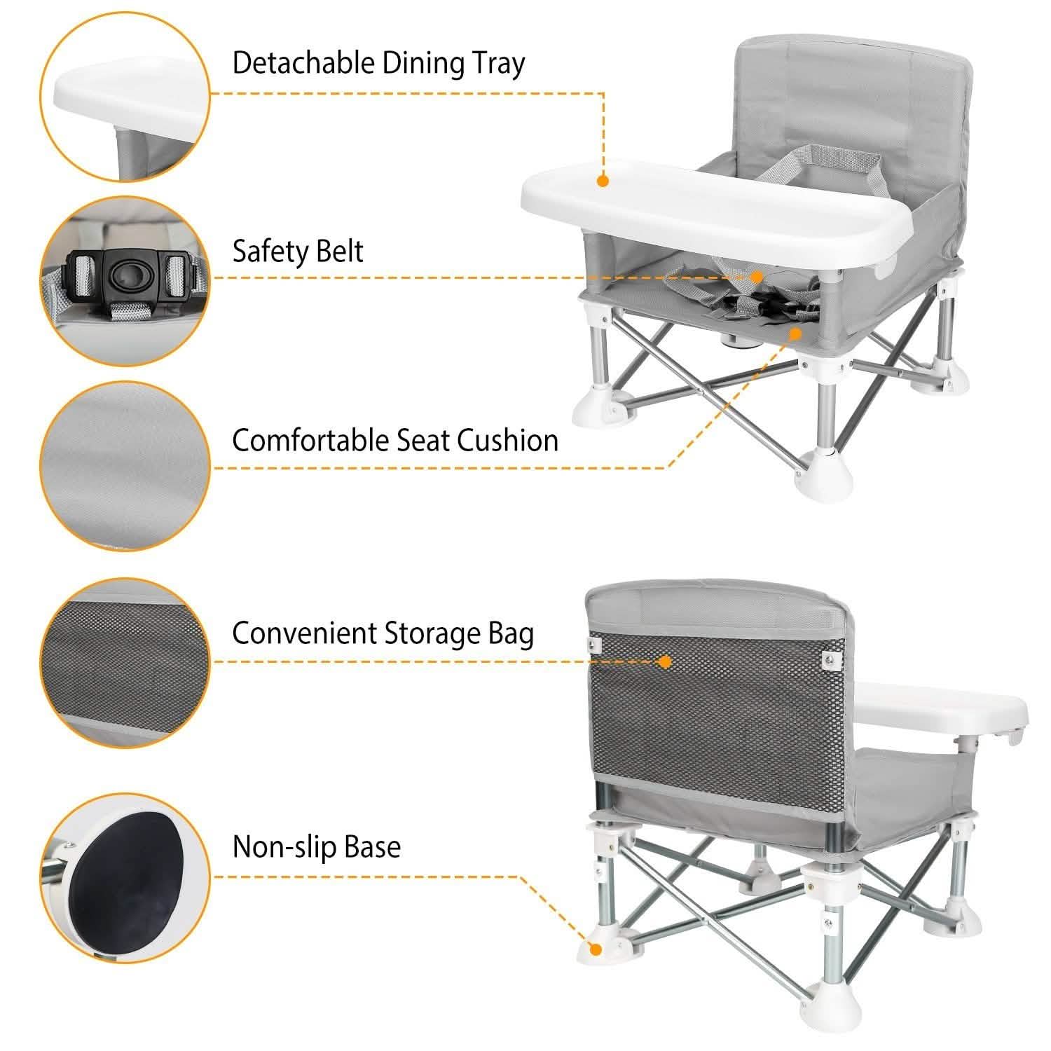Portable Baby Travel Booster Seat