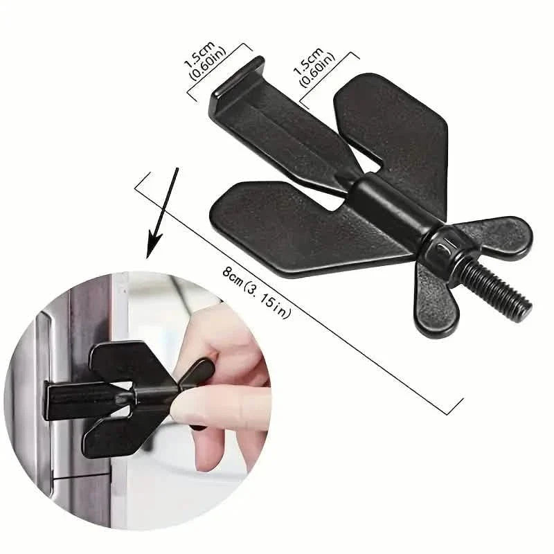 Portable Door Lock for Home and Hotel Use: Security Door Stopper for Self-Defense and Child Safety