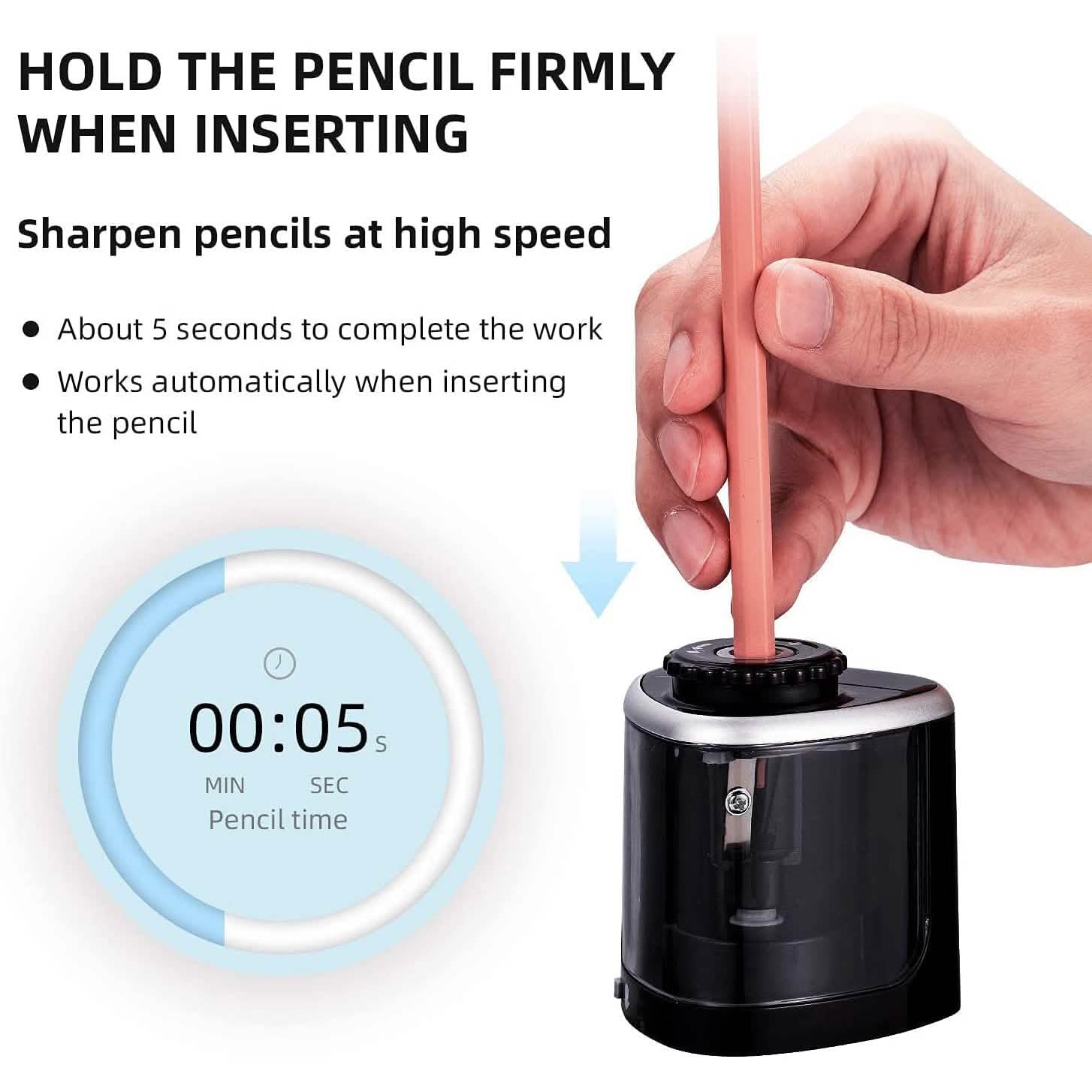 Taille-crayons électriques portables