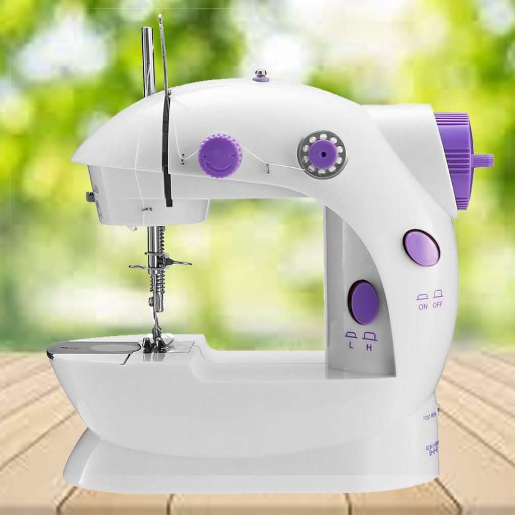 Machine à coudre électrique portable avec pédale et lumière LED