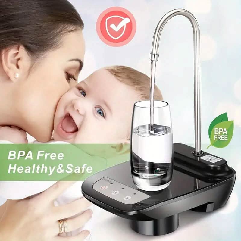 Distributeur d'eau électrique portable intelligent pour bonbonnes de 5 gallons