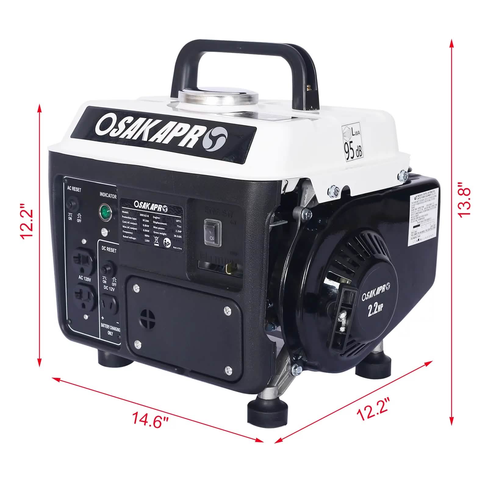 Générateur portable 900 watts à essence