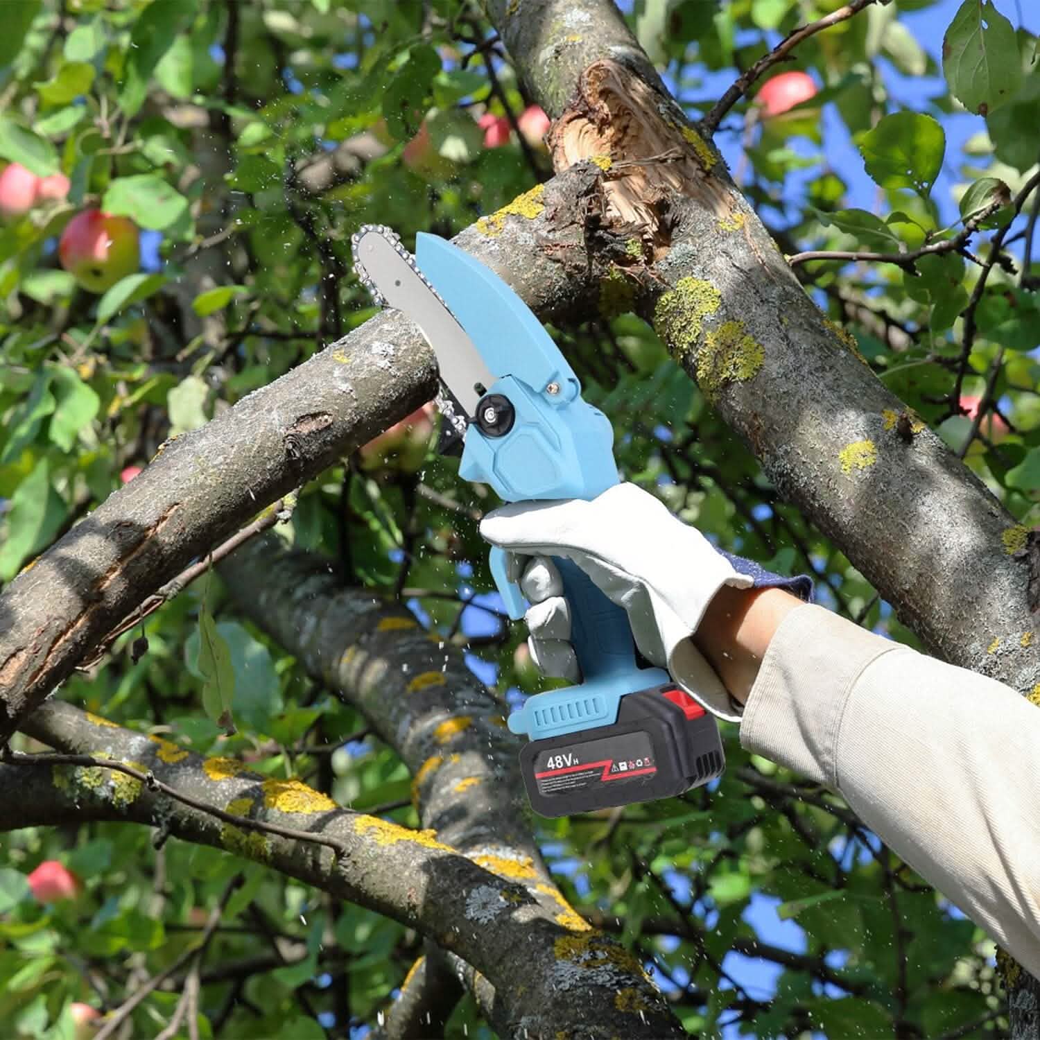 Portable Handheld Cordless Small Chain Saw Battery Powered