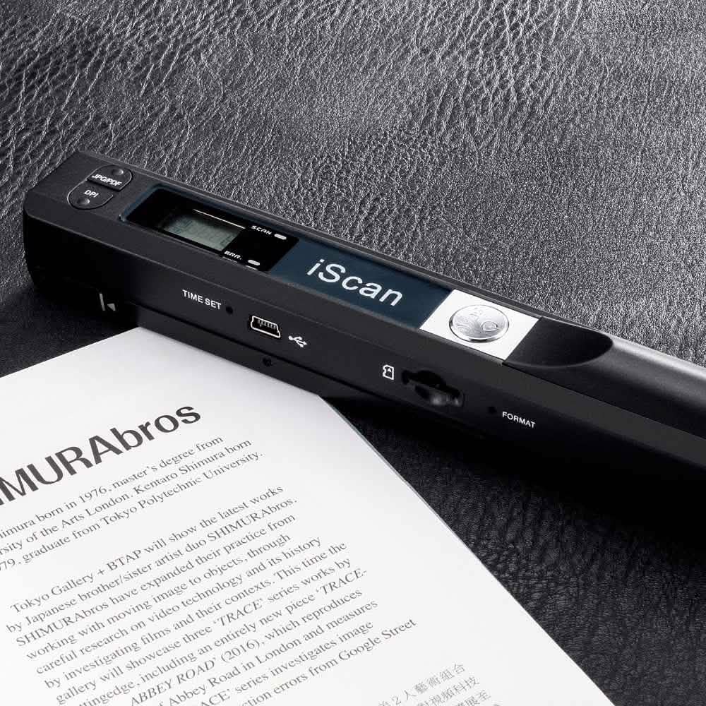 Scanner portable de documents papier HD iScan
