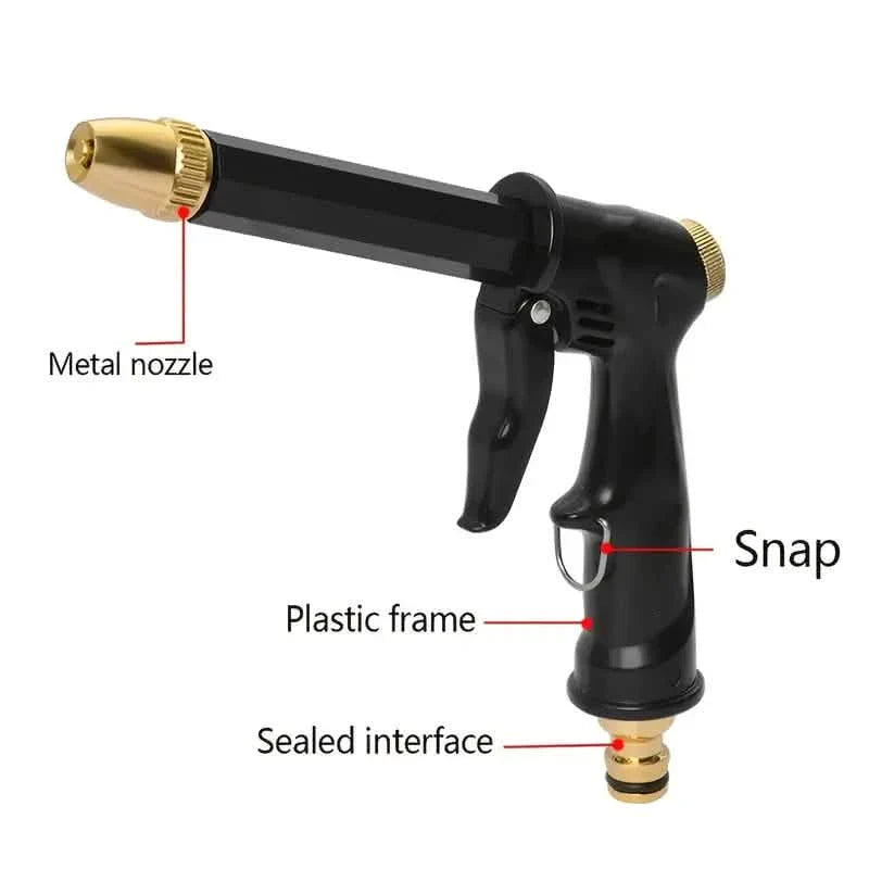 Pistolet de pulvérisation portatif haute pression pour tuyau d'arrosage