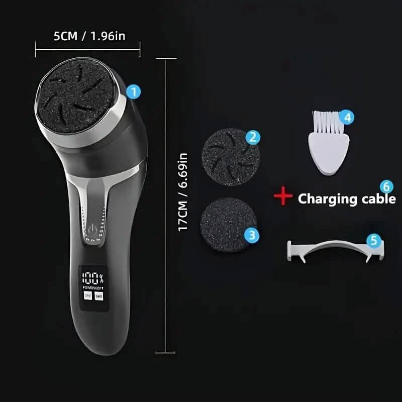 携帯充電式電動フットファイル