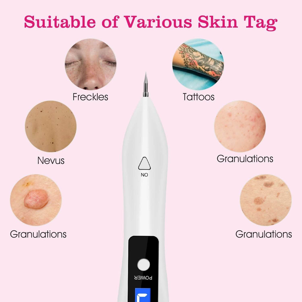 Kit de réparation de grains de beauté portable avec 6 aiguilles remplaçables