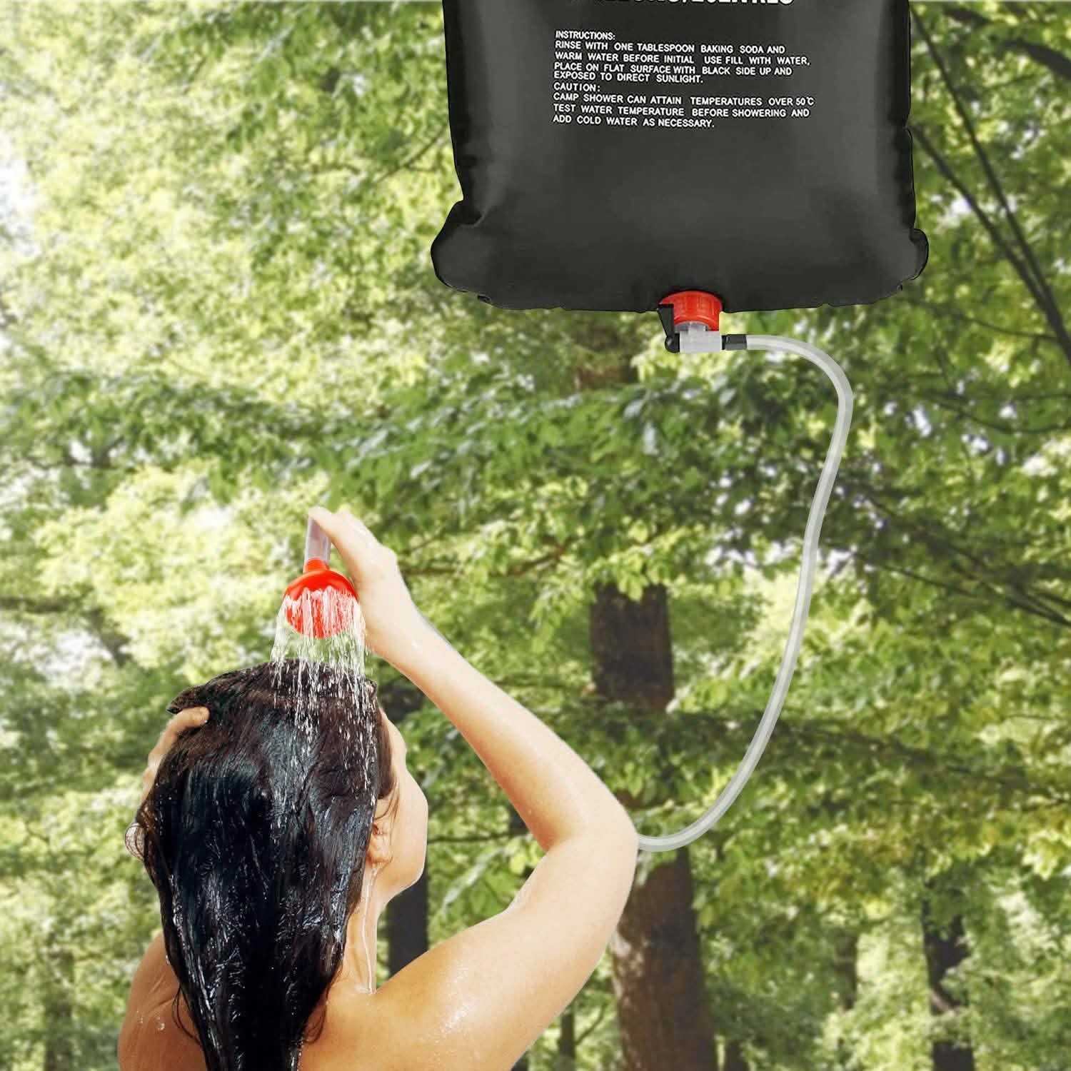 Portable Solar Heated Shower Bag